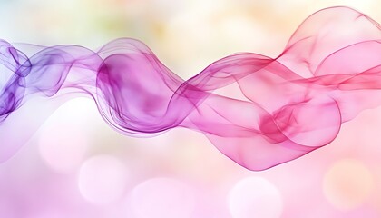 Fototapeta premium Abstract Digital Flow, Vibrant Magenta, Aqua, and Orange Palette on a Soft Focus Background