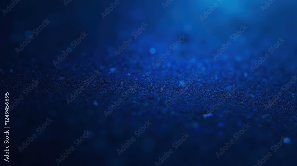 Poster abstract blue background with sparkles and subtle texture effects