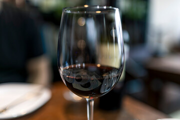 glass of red wine