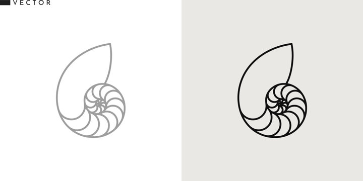 Nautilus shell icon