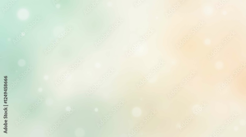 Poster soft abstract background with light bokeh effect in pastel tones
