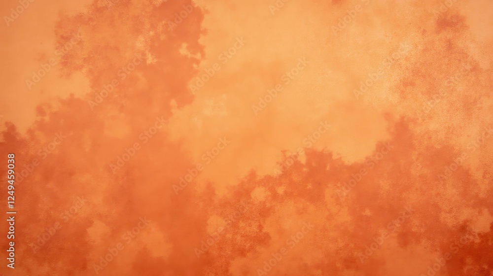 Poster textured warm orange background with abstract patterns and depth