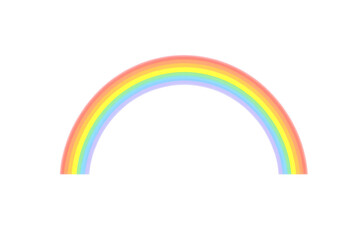 rainbow on a transparent background