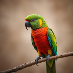 Obraz premium The Colorful World of Parrots Nature’s Talking Wonders (36)