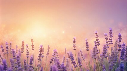 Pastel lavender hues blending into a gradient effect on a soft peach background, creating a calming atmosphere, gentle transition, serene blend, peaceful palette, floral inspiration