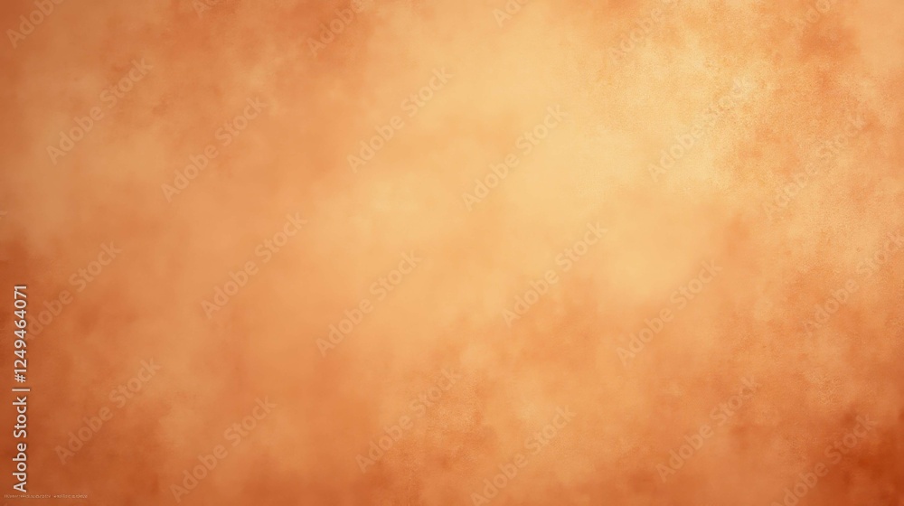 Aufkleber soft warm orange background with subtle texture and depth