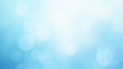Fototapeta premium Soft Blue Background with Gentle Bokeh Effect and Light Reflections
