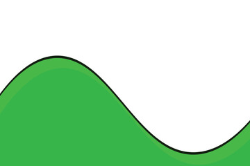 abstract green background with waves