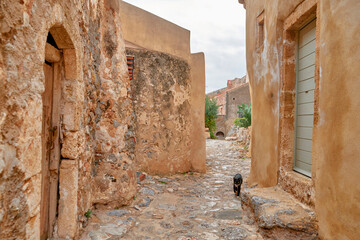ruins of an old house