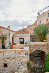 Obraz premium view of the old town of Monemvasia