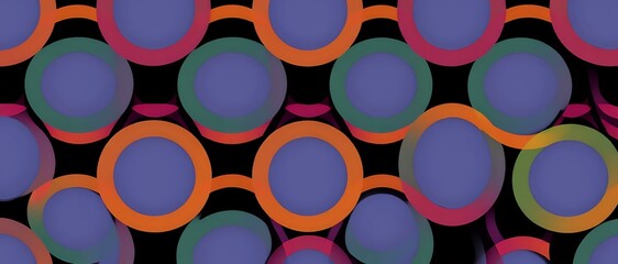 Vibrant Geometric Circle Pattern