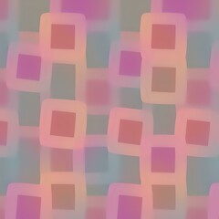 Vibrant Abstract Square Geometric Design on Gradient Background