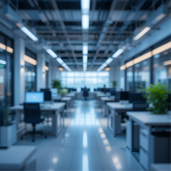 interior of modern office building