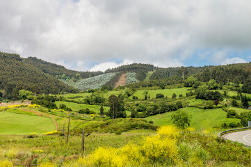 Obraz premium The town of Tazones, Asturias Tourism, Villaviciosa