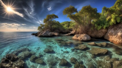 Fototapeta premium Caribbean Island Feeling HDR