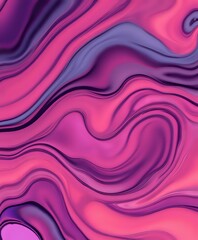 Abstract Liquid Flow Art Wallpaper - Vibrant Swirling Colors