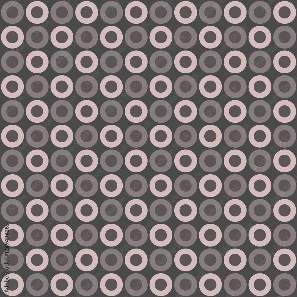 Poster seamless geometric pattern. gray geometric background with circles.