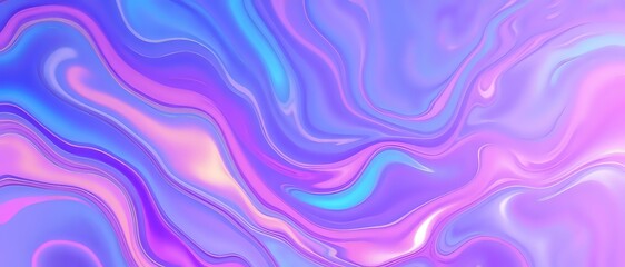 Vibrant Abstract Design with Purple, Blue & Pink Swirls