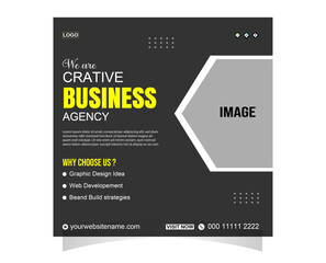 Social Media Post Business Design