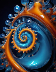 abstract fractal background