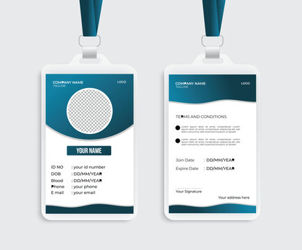 Creative id card design