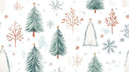 Capturing serenity snowy fir tree winter wonderland watercolor illustration snowy landscape close-up perspective nature art