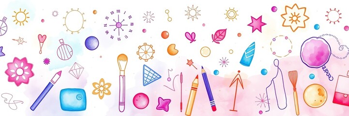 Pastel Dreams: Watercolor School Essentials