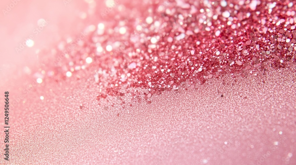 Aufkleber enchanting soft pink sparkling gradient background digital art aesthetic design visual environment d