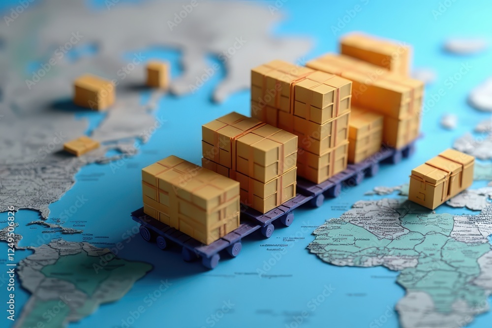 Poster customs compliance and global inventory management system optimizing stock control trade regulations