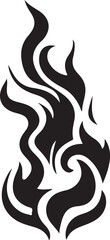 fire flames silhouette illustration