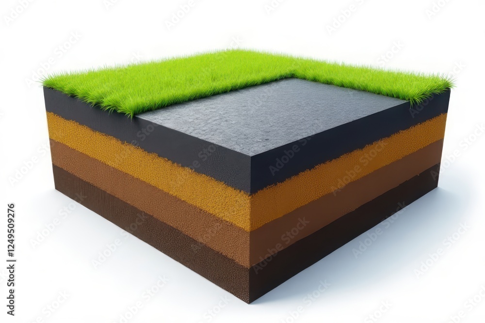 Poster asphalt base preparation with proper subgrade requirements and foundation stability techniques to en