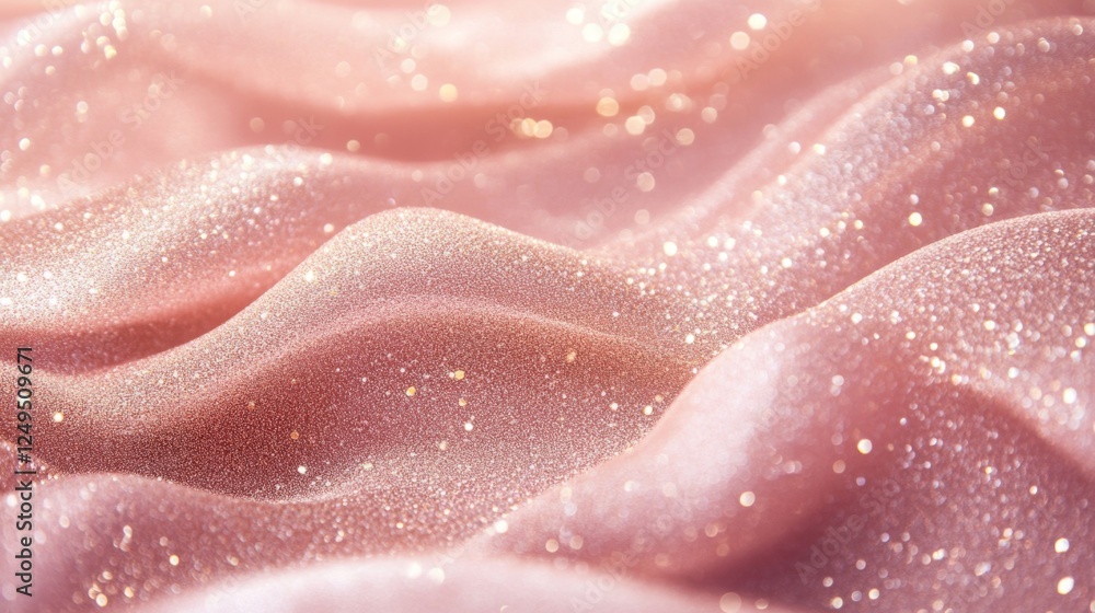 Aufkleber create elegant soft pink sparkling gradient for luxury events digital art visual design creative stu