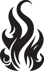 fire flames silhouette illustration