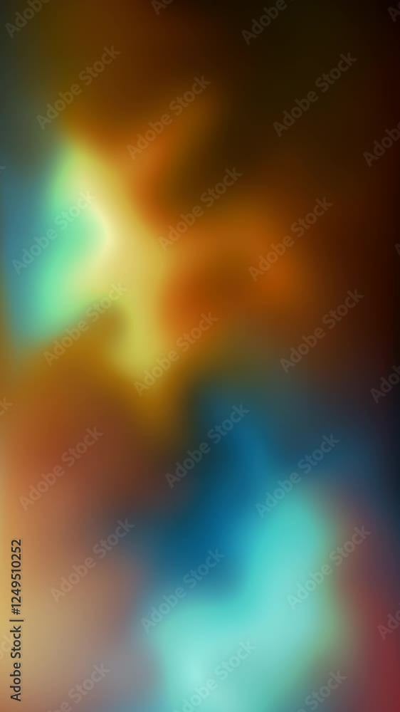 Wall mural colorful abstract chromatic background loop