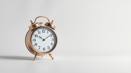 Vintage Nostalgia: Antique Clock Adorned with Floral Flourishes