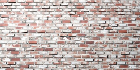 Weathered Brick Wall Texture with Industrial Grunge