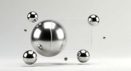 Floating Metallic Spheres	
