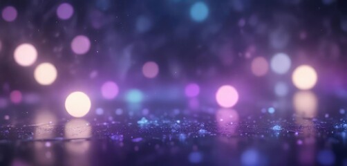 Soft focus abstract bokeh with subtle, shifting hues of blue and purple, evoking a sense of mystery and intrigue , intriguing, bokeh