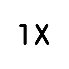 1x Icon
