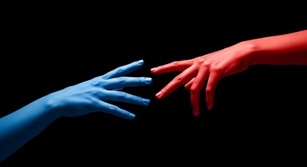 female hands with manicure