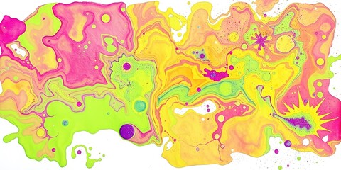 Liquid Light Psychedelic Paper Texture