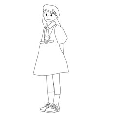 girl with shopping bag