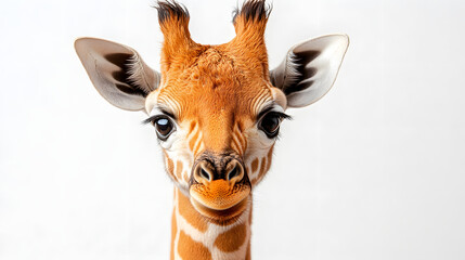 portrait of giraffe