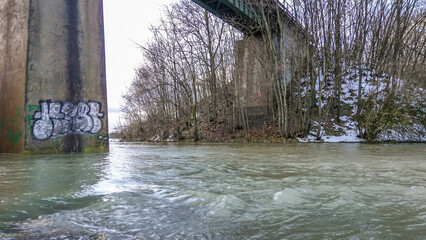 Hochwasser nach Schneeschmelze