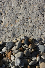 small and large rocks in the sun