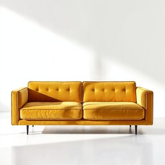 3D Sofa Models on Minimal White Background