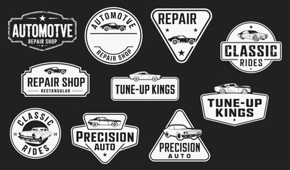 Vintage-Inspired T-Shirt Design Featuring Automotive Repair Shop Graphics – Perfect for Car Enthusiasts, Mechanics, and Classic Rides Lovers!