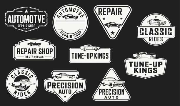 Vintage-Inspired T-Shirt Design Featuring Automotive Repair Shop Graphics – Perfect for Car Enthusiasts, Mechanics, and Classic Rides Lovers!