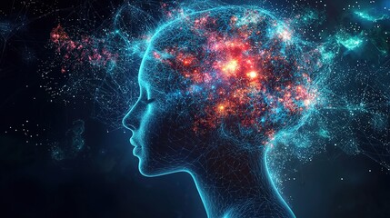 Neuroscience study investigating dream effects on the human mind in a high-tech laboratory