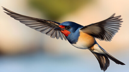 hummingbird in flight